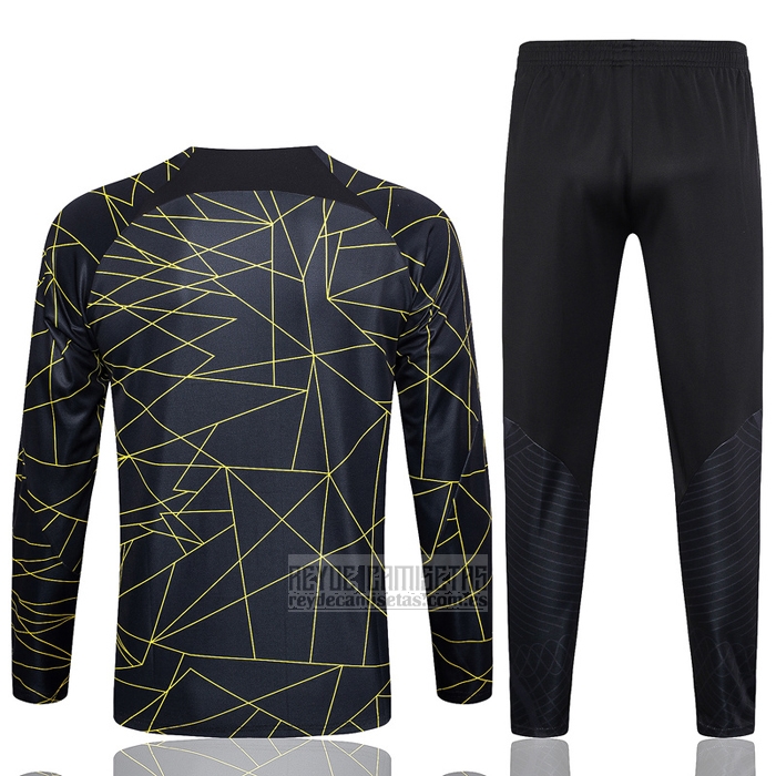 Chandal de Sudadera del Paris Saint-Germain Jordan Nino 2023-2024 Negro